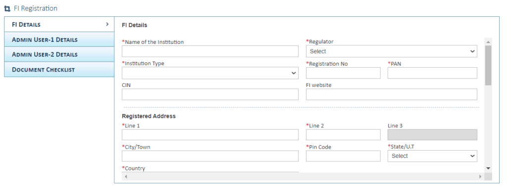 Registration for CKYC 1