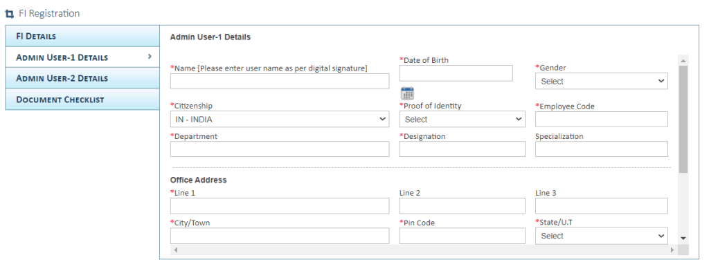Registration for CKYC 2