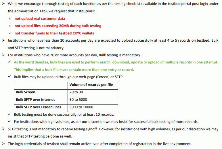Registration for CKYC 6